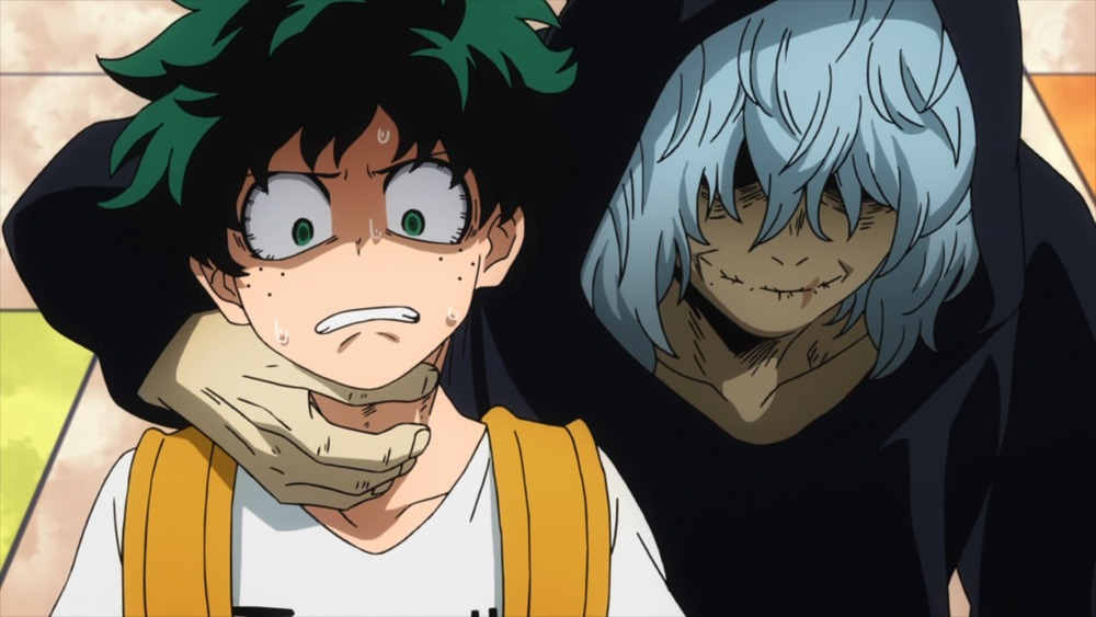 Izuku Midoriya and Tomura Shigaraki on My Hero Academia