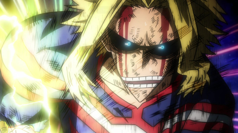 All Might prepares for a final attack