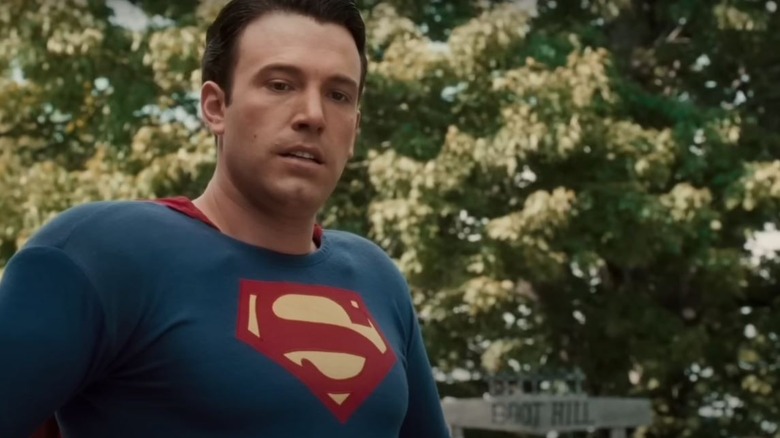 Ben Affleck dressed as Superman