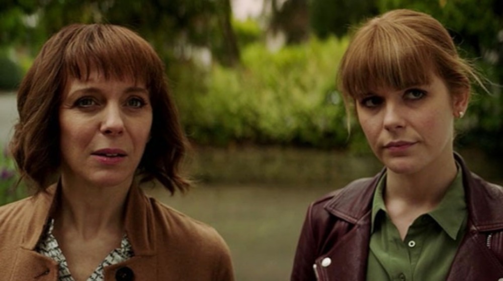 Amanda Abbington and Hannah Arterton in Safe