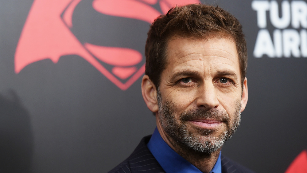 Zack Snyder smiling