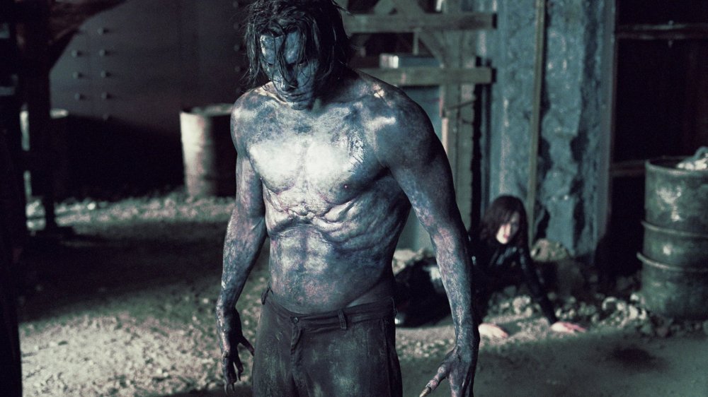 Scott Speedman as hybrid Michael Corvin in Underworld