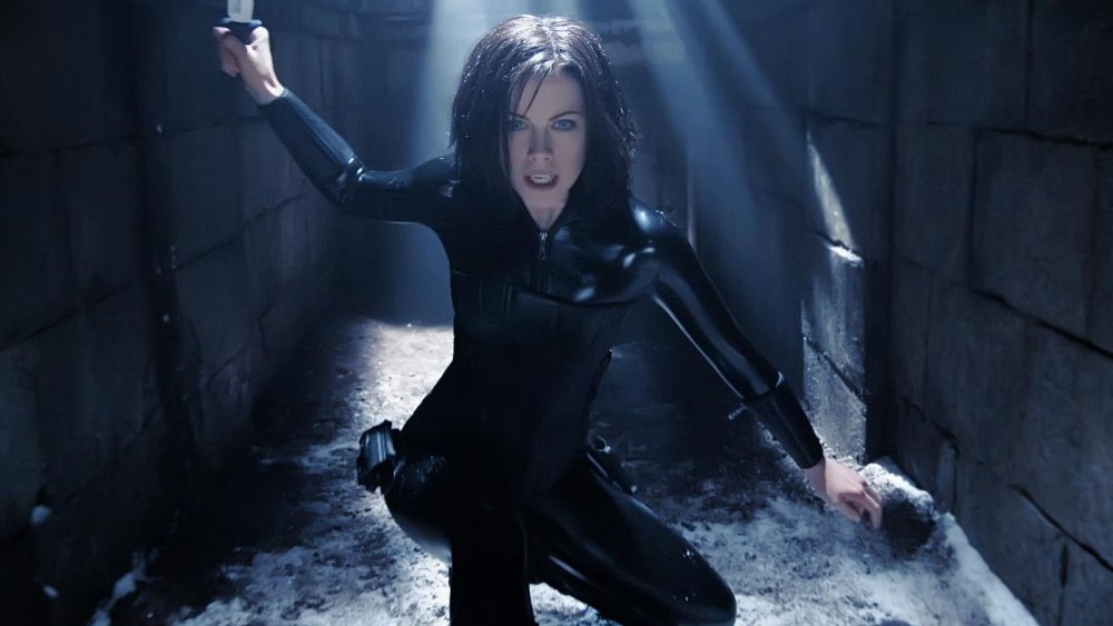 Kate Beckinsale as Underworld's Selene