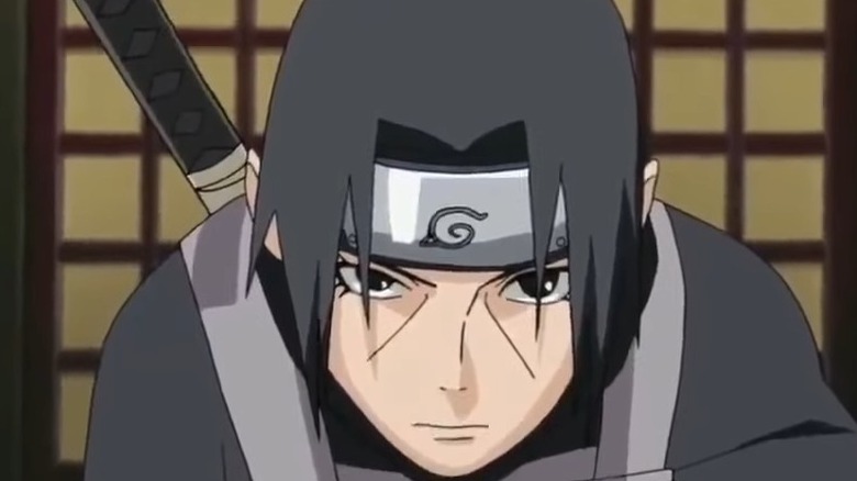 Itachi working as an Anbu