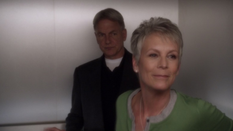 Jamie Lee Curtis and Mark Harmon in NCIS