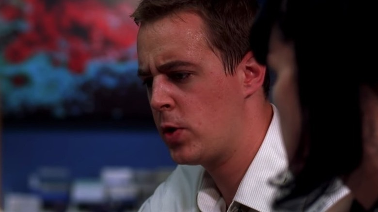 Timothy McGee sweating