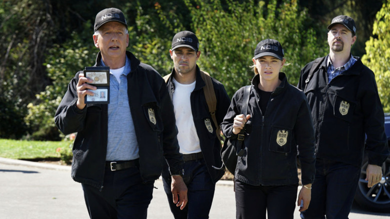 NCIS team in the field