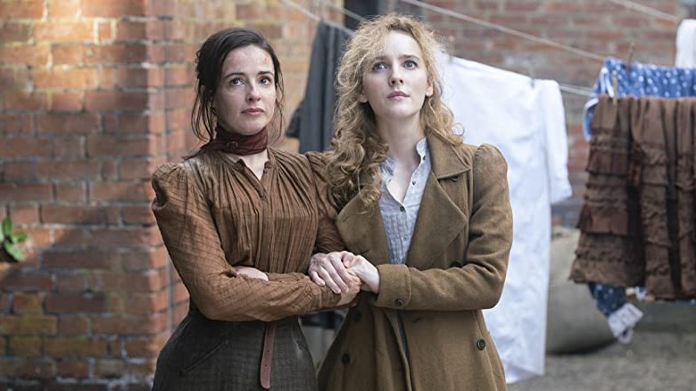 Laura Donnelly as Amalia True and Ann Skelly as Penance Adair in The Nevers