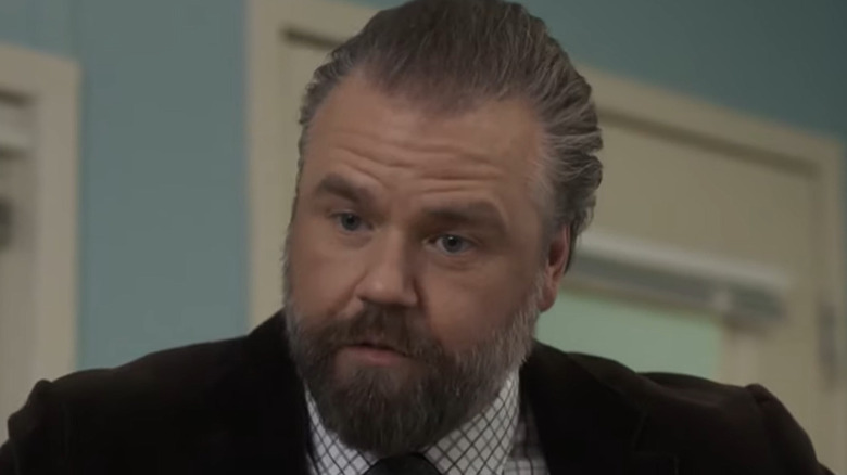 Tyler Labine acting in New Amsterdam