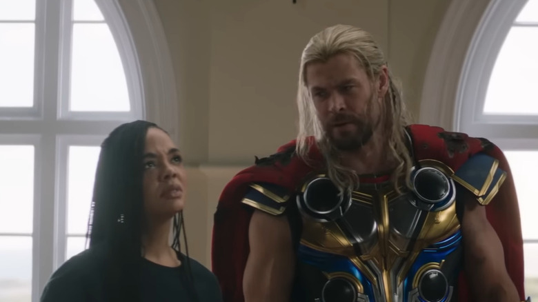 Valkyrie and Thor talking