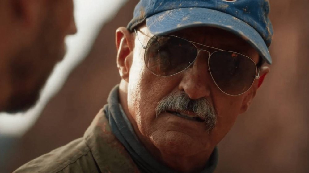 Michael Gross reprises his role of Burt Gummer in Tremors: Shrieker Island