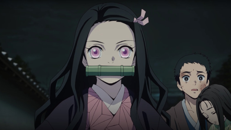 Nezuko out of demon form 