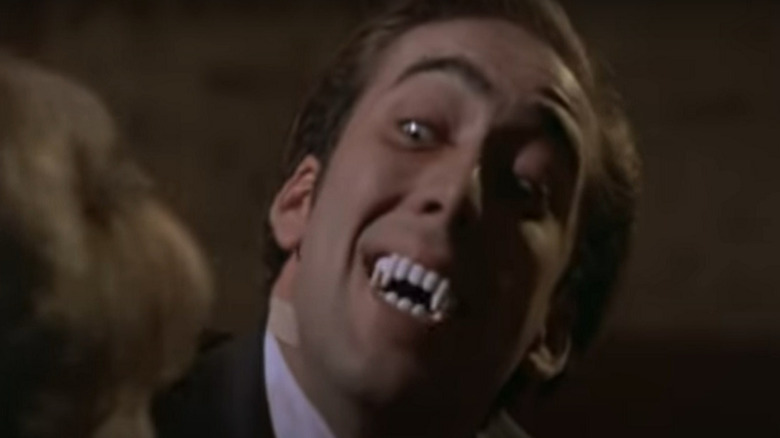 Nic Cage vamp teeth