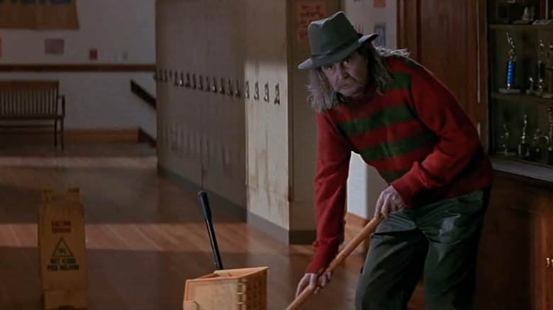 Wes Craven as Freddy Krueger in "Scream"