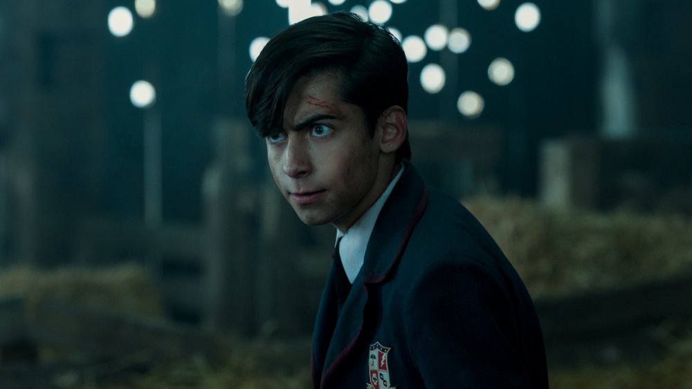 Aidan Gallagher as Number Five on The Umbrella Academy