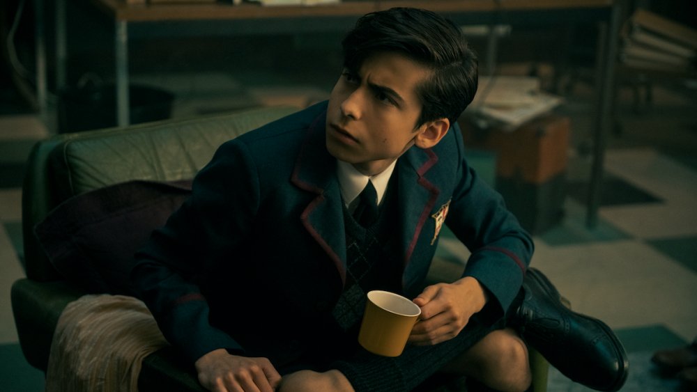 Aidan Gallagher as Number Five on The Umbrella Academy