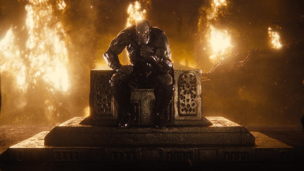 Darkseid on his throne