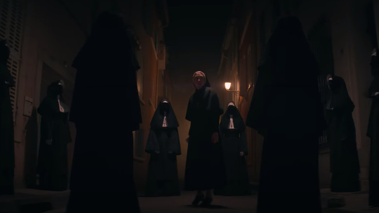 Sister Irene surrounded by Nuns