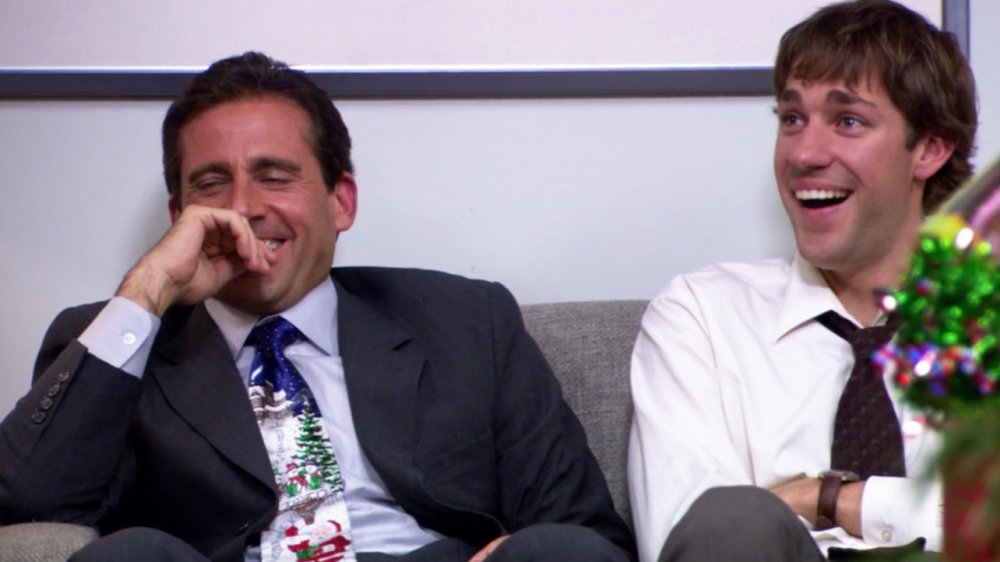 Michael and Jim on The Office