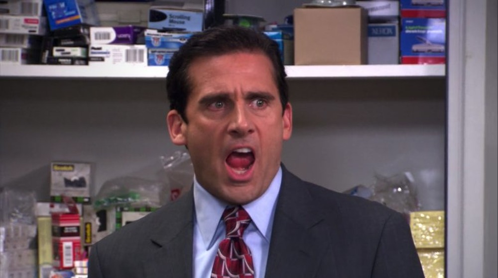 Michael Scott yelling