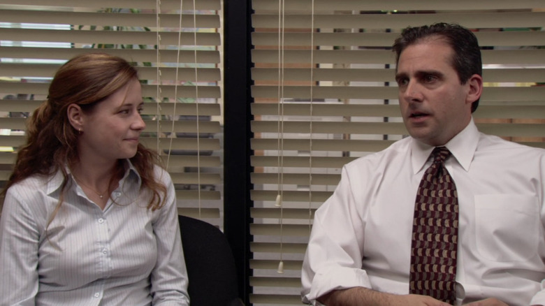 Pam and Michael in a conference