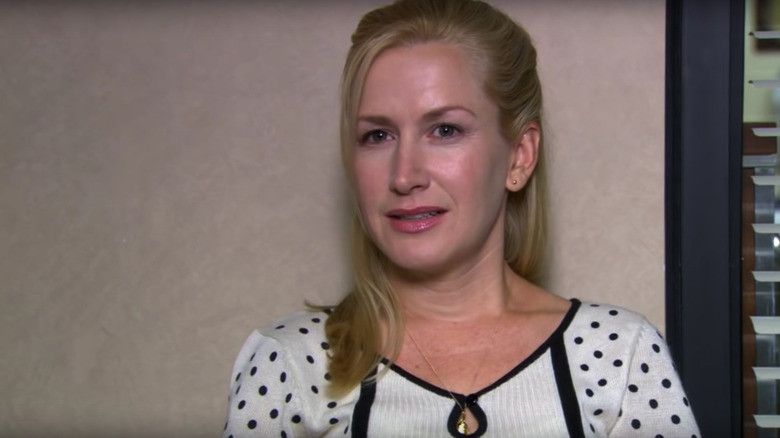 Angela Martin looks skeptical