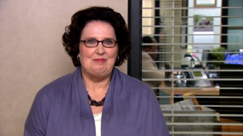 Phyllis Vance about to gossip