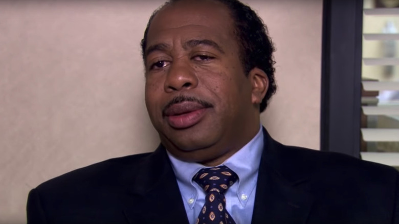 Stanley Hudson frowning