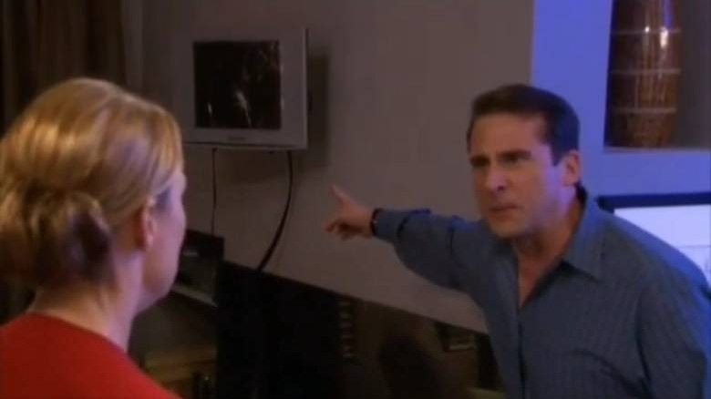 Michael yelling at Jan