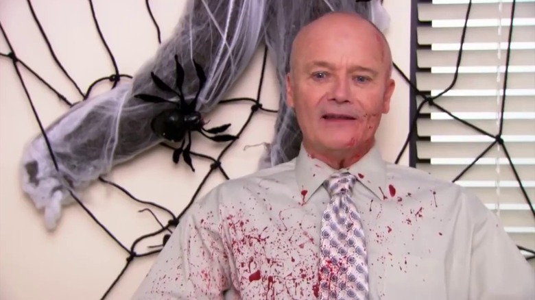 Creed in bloody shirt