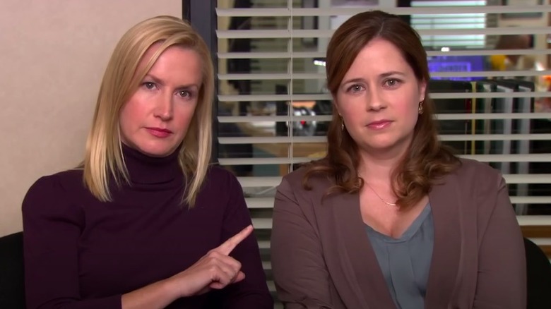 Jenna Fischer and Angela Kinsey appear in The Office