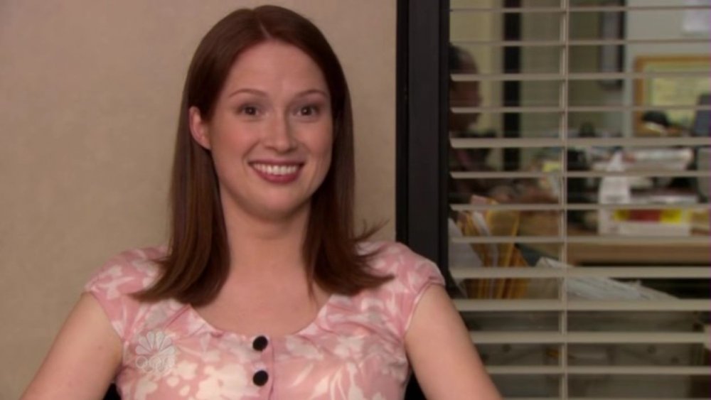 Ellie Kemper as Erin on The Office