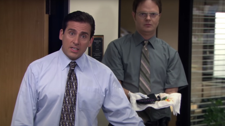 Michael and Dwight in The Office deleted scene