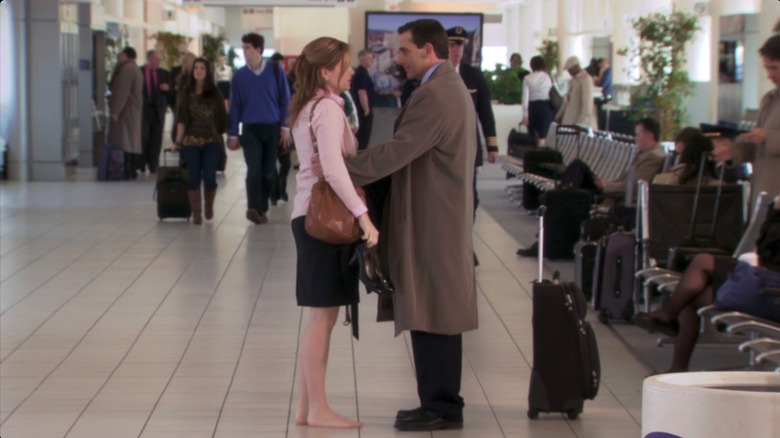 Pam gives Michael one last goodbye