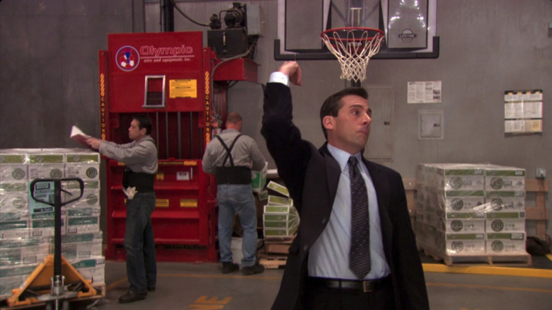 Michael Scott makes an exit