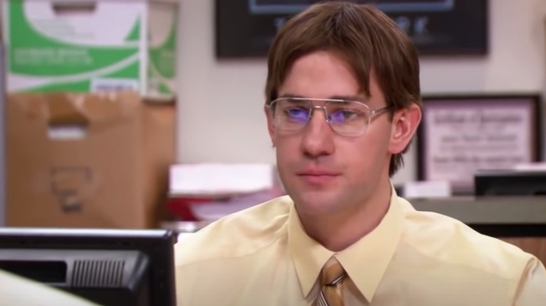 Jim dressed like Dwight