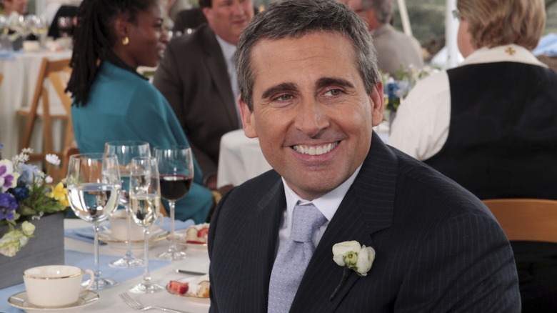 Michael Scott smiling