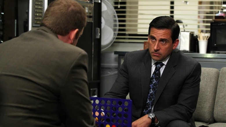 Michael and Toby talking