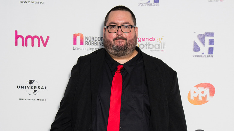 Ewen MacIntosh wearing red tie