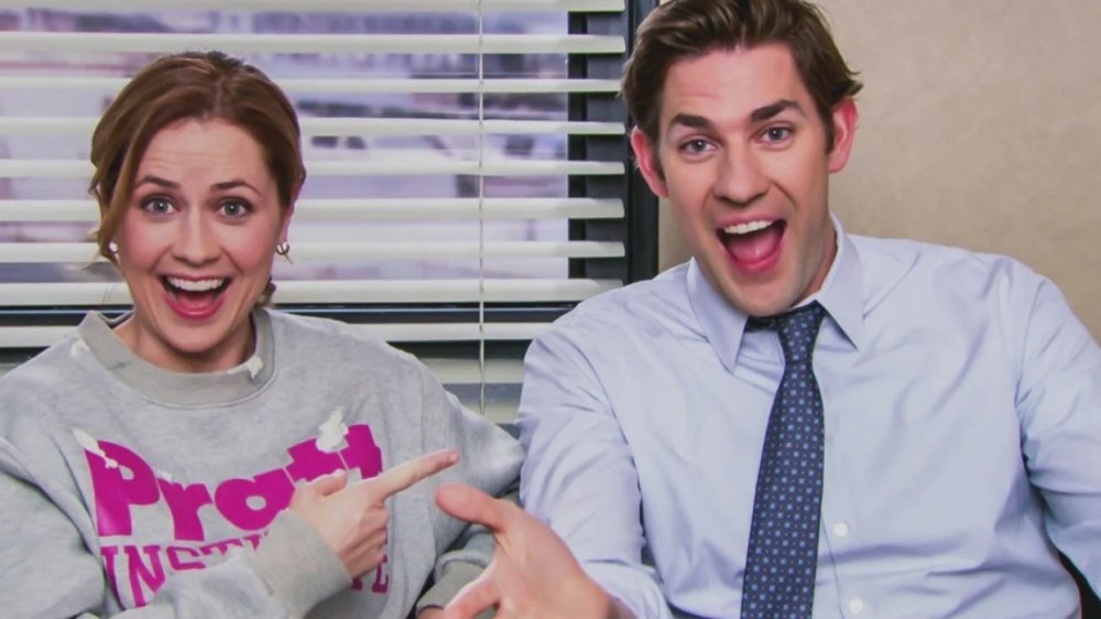 Jim and Pam on The Office