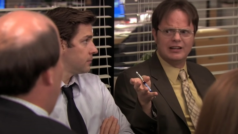 Dwight reprimands Kevin on The Office