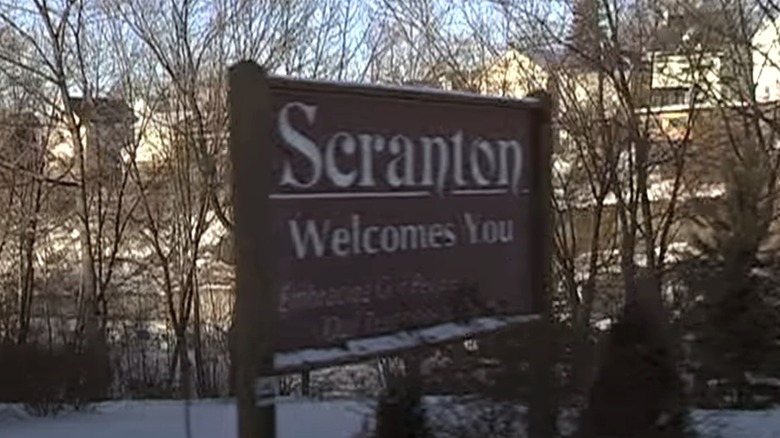 Scranton sign appears in opening credits 