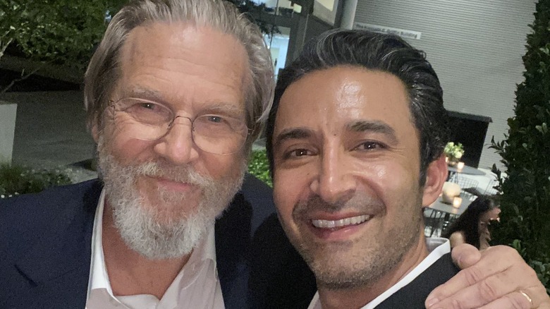 Jeff Bridges and Pej Vahdat smiling