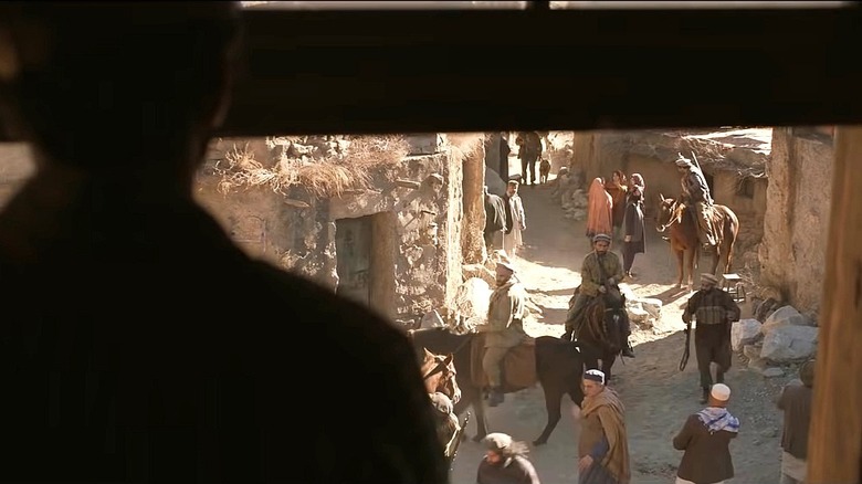 Town scene in "The Old Man"