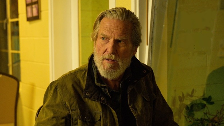 Jeff Bridges talking in "The Old Man"