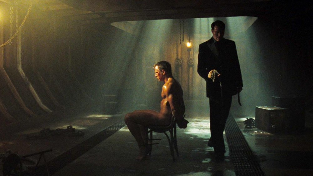 Daniel Craig and Mads Mikkelsen in Casino Royale