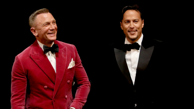 Daniel Craig and Cary Fukunaga at "No Time To Die" premiere 