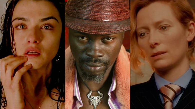 Rachel Weisz, Djimon Hounsou and Tilda Swinton in Constantine