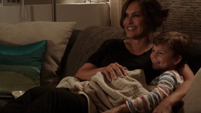 Noah and Olivia Benson smiling Law & Order: SVU