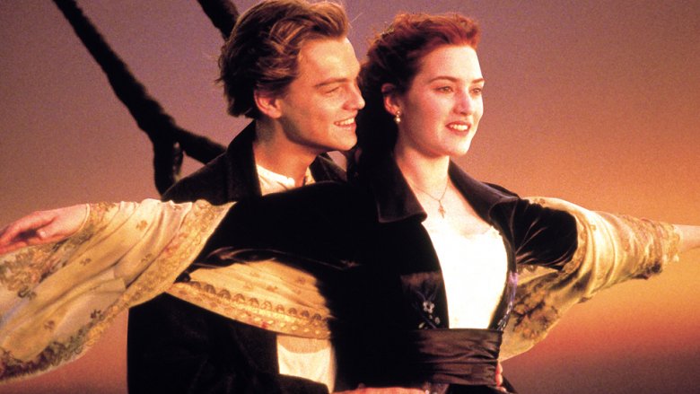 Leonardo DiCaprio and Kate Winslet in Titanic